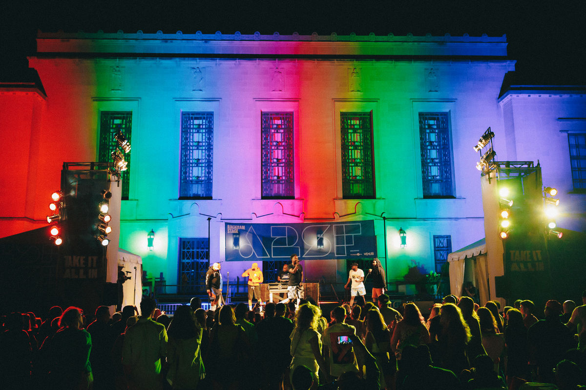 Athletic Mic League performing live at A2SF Top of the Park — 20th Anniversary